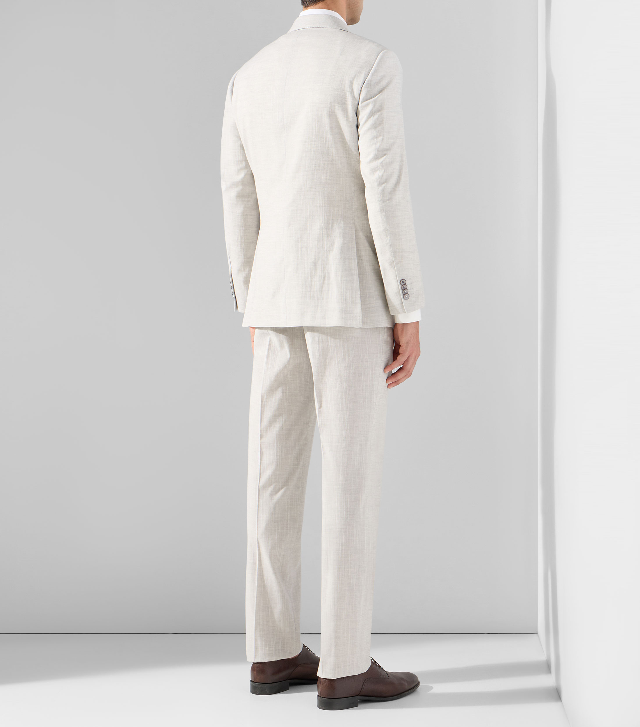 Traje de corte slim jaspeado Hombre